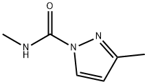 1H-Pyrazole-1-carboxamide,N,3-dimethyl-(9CI) 结构式