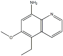 8-Quinolinamine,5-ethyl-6-methoxy-(9CI) 结构式