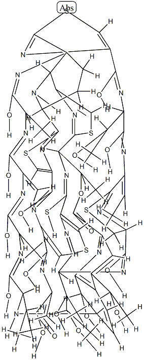 Thiopeptin 结构式