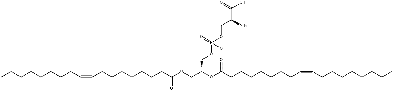 1,2-二油酰基磷脂酰丝氨酸 结构式