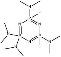 1,3,5,2,4,6-Triazatriphosphorine, 2,2,4,6-tetrakis(dimethylamino)-4,6- difluoro- 结构式