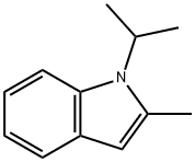 1H-Indole,2-methyl-1-(1-methylethyl)-(9CI) 结构式