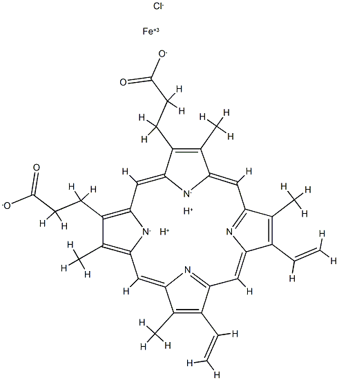 1,4,5,8-tetramethylhemin 结构式