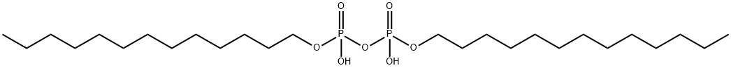 Diphosphoric acid α,β-dihydrogen α,β-ditridecyl ester 结构式