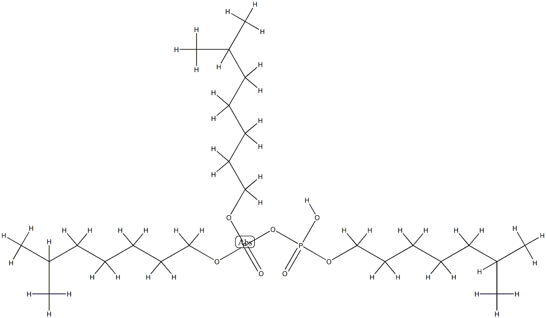 Diphosphoric acid α-hydrogen α,β,β-tris(6-methylheptyl) ester 结构式