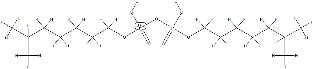 Diphosphoric acid α,β-dihydrogen α,β-bis(6-methylheptyl) ester 结构式