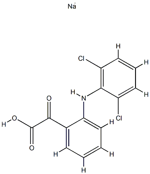 Keto Diclofenac SodiuM Salt 结构式
