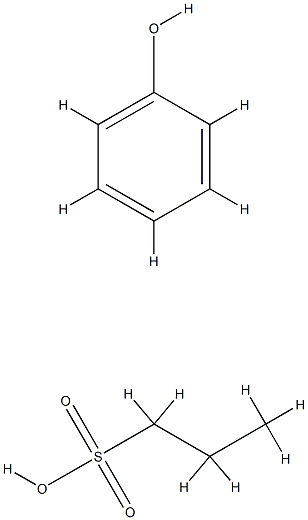 C10-18-烷基磺酸苯酯 结构式