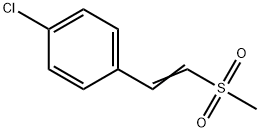Benzene, 1-chloro-4-[(2-(methylsulfonyl)ethenyl]- 结构式