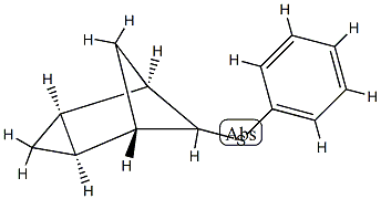 (1α,2β,4β,5α)-6β-(Phenylthio)tricyclo[3.1.1.02,4]heptane 结构式