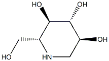 1-脱氧野尻霉素 结构式
