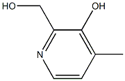 2-Pyridinemethanol,3-hydroxy-4-methyl-(9CI) 结构式