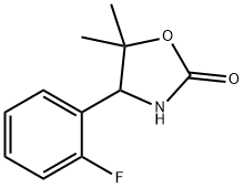 2-Oxazolidinone,4-(2-fluorophenyl)-5,5-dimethyl-(9CI) 结构式