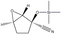 6-Oxabicyclo[3.1.0]hexane-2-carbonitrile,2-[(trimethylsilyl)oxy]-,(1R,2S,5S)-rel-(9CI) 结构式