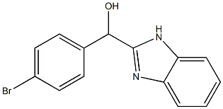 α-(4-Bromophenyl)-1H-benzimidazole-2-methanol 结构式