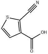 2-氰基噻吩-3-甲酸 结构式