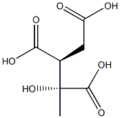 (2S,3R)-3-羟基丁烷-1,2,3-三羧酸 结构式