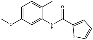 2-Thiophenecarboxamide,N-(5-methoxy-2-methylphenyl)-(9CI) 结构式