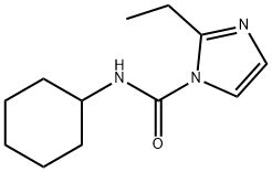 1H-Imidazole-1-carboxamide,N-cyclohexyl-2-ethyl-(9CI) 结构式