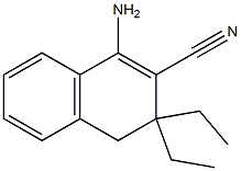 2-Naphthalenecarbonitrile,1-amino-3,3-diethyl-3,4-dihydro-(9CI) 结构式