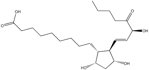 1,1-dihomo-8-ketoprostaglandin F1alpha 结构式