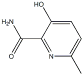 2-Pyridinecarboxamide,3-hydroxy-6-methyl-(9CI) 结构式