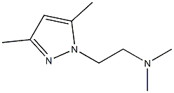 1H-Pyrazole-1-ethanamine,N,N,3,5-tetramethyl-(9CI) 结构式