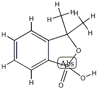 9-hydroxy-7,7-dimethyl-8-oxa-9$l^{5}-phosphabicyclo[4.3.0]nona-1,3,5-t riene 9-oxide 结构式