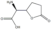 2-Furanacetic acid, alpha-aminotetrahydro-5-oxo-, (alphaR,2R)-rel- (9CI) 结构式