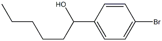 1-(4-bromopheny1)hexan-1-o1 结构式