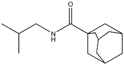 Tricyclo[3.3.1.13,7]decane-1-carboxamide,N-(2-methylpropyl)- 结构式