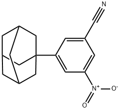 3-Nitro-5-(tricyclo[3.3.1.13,7]decan-1-yl)benzonitrile 结构式