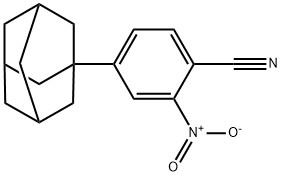 2-Nitro-4-(tricyclo[3.3.1.13,7]decan-1-yl)benzonitrile 结构式