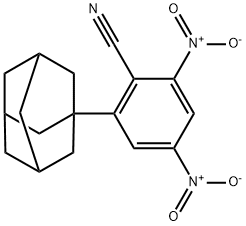 2,4-Dinitro-6-(tricyclo[3.3.1.13,7]decan-1-yl)benzonitrile 结构式