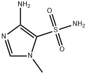 4-氨基-1-甲基-1H-咪唑-5-磺酰胺 结构式