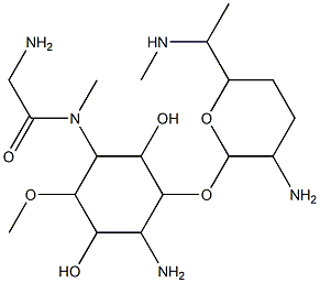 6'-N-methylfortimicin A 结构式
