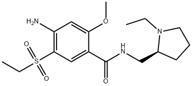 S-(-)-氨磺必利 结构式