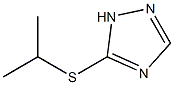 1H-1,2,4-Triazole,3-[(1-methylethyl)thio]-(9CI) 结构式