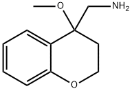 2H-1-Benzopyran-4-methanamine,3,4-dihydro-4-methoxy-(9CI) 结构式