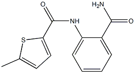 2-Thiophenecarboxamide,N-[2-(aminocarbonyl)phenyl]-5-methyl-(9CI) 结构式