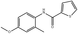 2-Thiophenecarboxamide,N-(4-methoxy-2-methylphenyl)-(9CI) 结构式