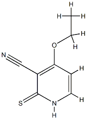 3-Pyridinecarbonitrile,4-ethoxy-1,2-dihydro-2-thioxo-(9CI) 结构式