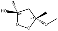 1,2-Dioxolan-3-ol, 5-methoxy-3,5-dimethyl-, (3R,5R)-rel- (9CI) 结构式