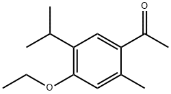 Acetophenone, 4-ethoxy-5-isopropyl-2-methyl- (5CI) 结构式