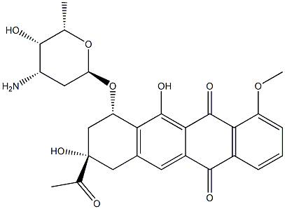 11-deoxydaunomycin 结构式