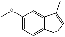 5-甲氧基-3-甲基苯并呋喃 结构式