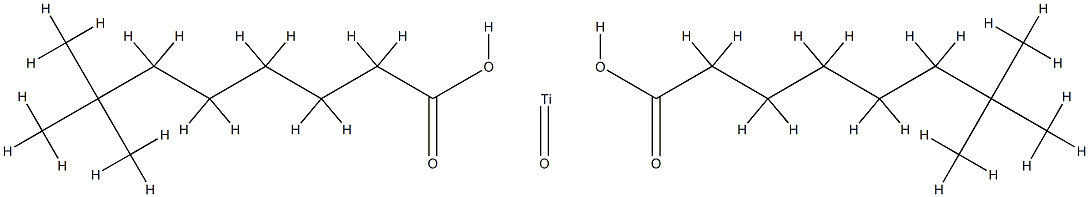 bis(neodecanoato-O)oxotitanium 结构式