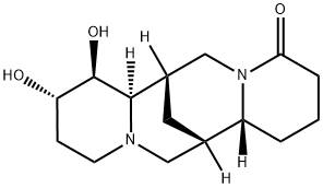 (7S,7aβ,14aα)-Dodecahydro-8α,9β-dihydroxy-7α,14α-methano-4H,6H-dipyrido[1,2-a:1',2'-e][1,5]diazocin-4-one 结构式