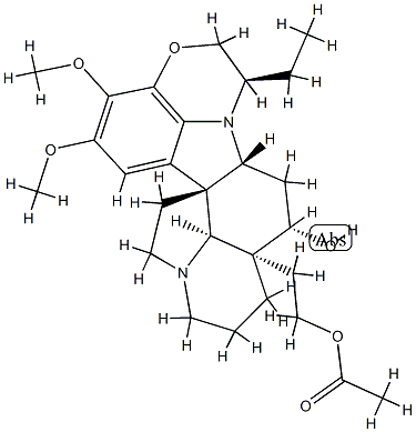 22α-Ethyl-15,16-dimethoxy-25-acetyl-4,25-secoobscurinervan-4β-ol 结构式