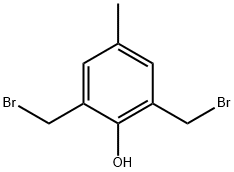 2,6-Bis(bromomethyl)-4-methylphenol 结构式